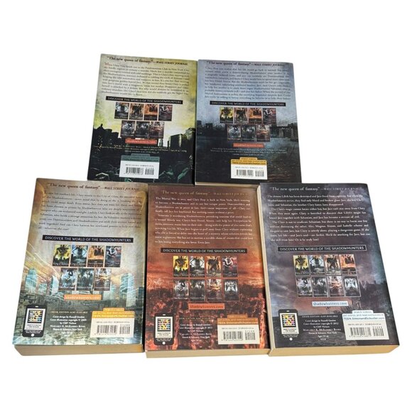 City of Bones Box Set 5 Books Cassandra Clare Mortal Instruments Series Book PB - Picture 3 of 16